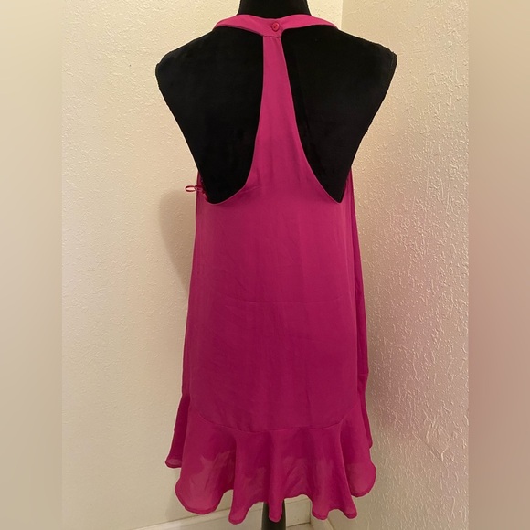 - Luca Couture Pink Halter swing dress size M - Picture 2 of 8